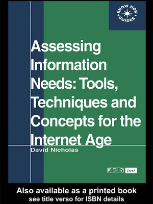cover image of Assessing Information Needs